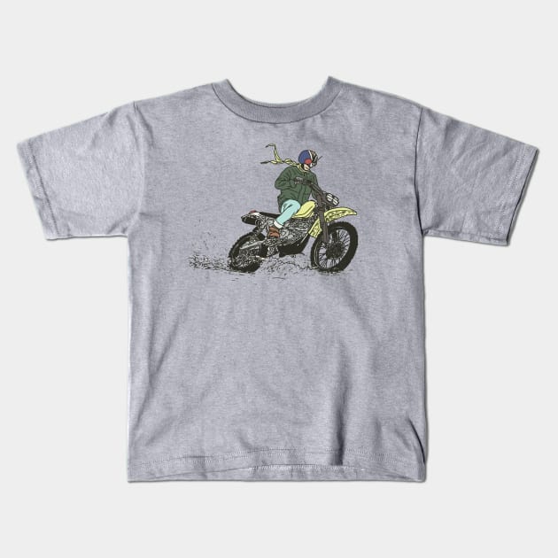 Adventure Ride Kids T-Shirt by arexzim